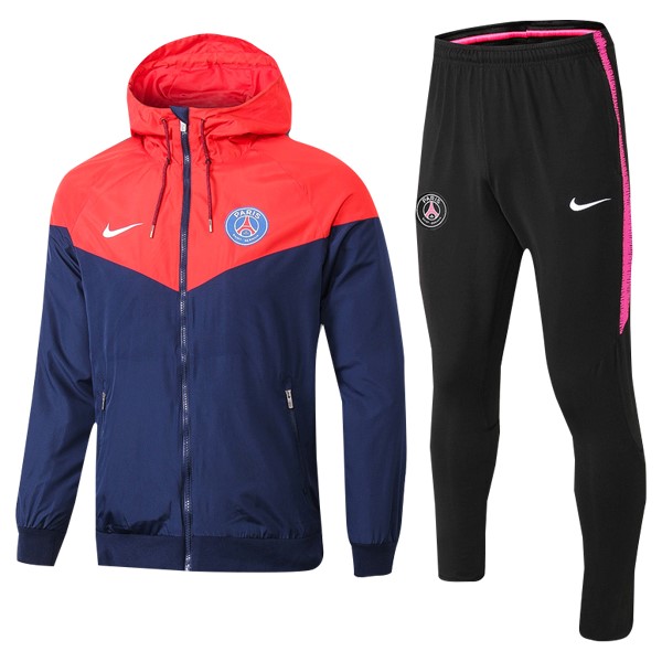 Rompevientos Conjunto Completo Paris Saint Germain 2018-2019 Azul Marino Rojo